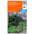 MAP,O/S Taunton & Blackdown Hills 2.5in